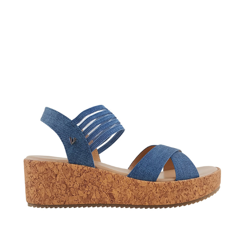Sandalias Stacy para mujer color navy