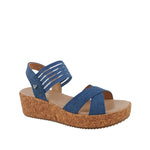 Sandalias Stacy para mujer color navy
