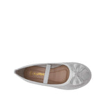 Ballerinas Delmy para infante color plateado
