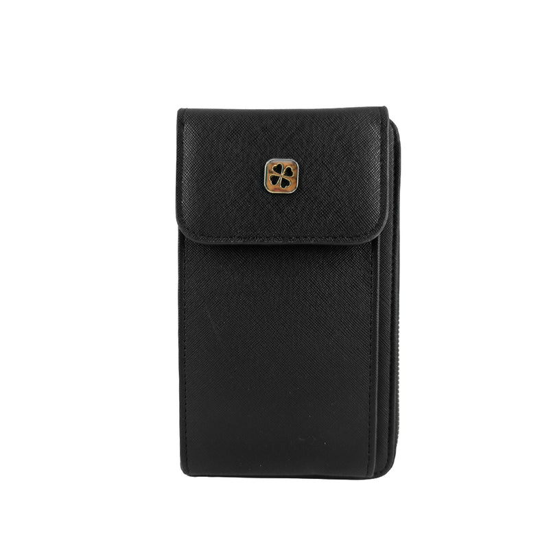 Billetera Kelly para mujer color negro