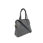 Cartera Satchel Paola para mujer color gris