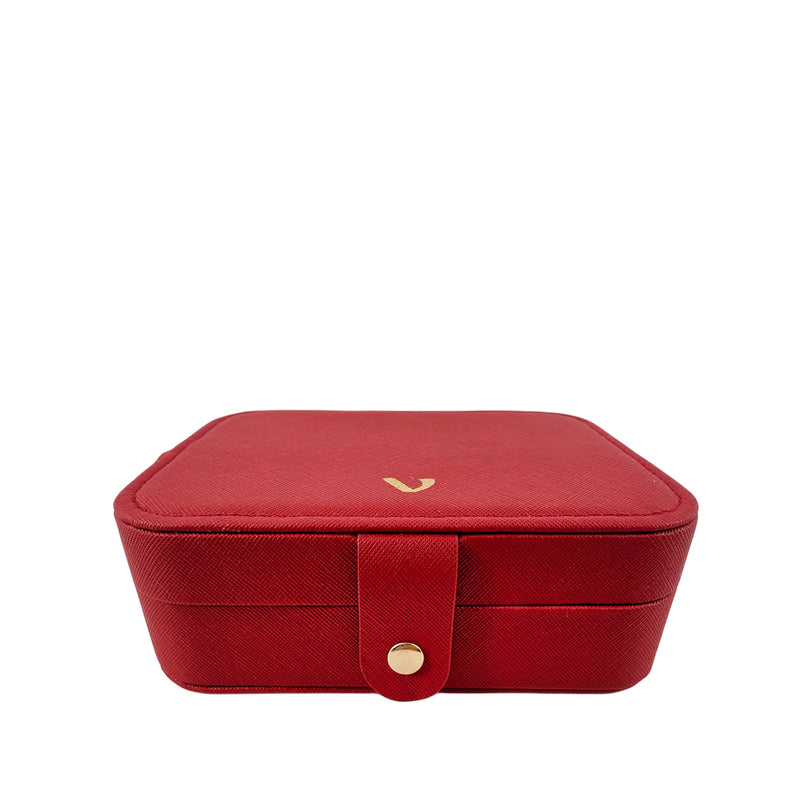 Joyero Aury unisex color rojo