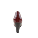 Tacones Jime para mujer color vino