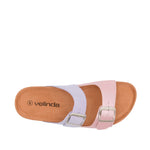 Sandalias Flats Mirka para mujer color rosado