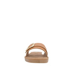 Sandalias flats Ines para mujer color café