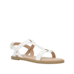 Sandalias flats Tammy para niña color blanco