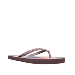 Sandalias flats Capri para mujer color café