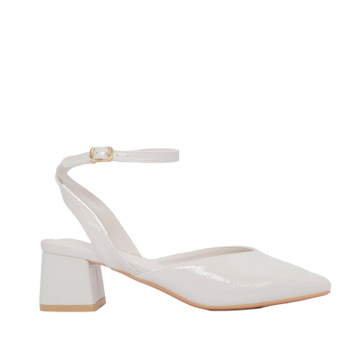 Tacones slingback Ariana para mujer color hueso