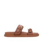 Sandalias flats Soho para mujer color tan