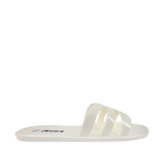 Sandalias flats Sirena para mujer color hueso