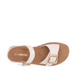 Sandalias flats Nova para mujer color nude