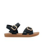 Sandalias flats Nova para mujer color negro