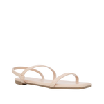 Sandalias flats Kristel para mujer color blush
