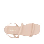 Sandalias flats Kristel para mujer color blush