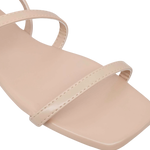 Sandalias flats Kristel para mujer color blush