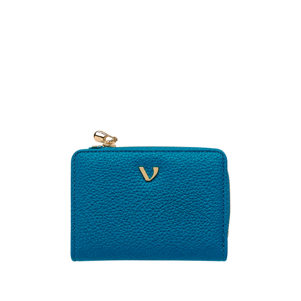 Billetera Mila para mujer color celeste