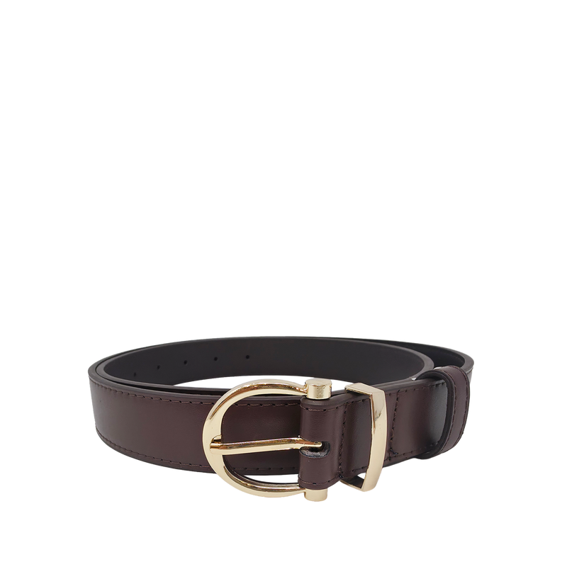 Cinturón Madison para mujer color chocolate
