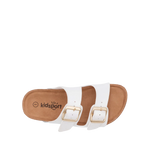Sandalias flats Beatriz para niña color blanco